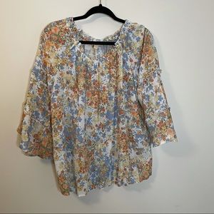 Hope & Harlow boho blouse XL